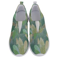 Watercolor Leaves Pattern No Lace Lightweight Shoes by Valentinaart