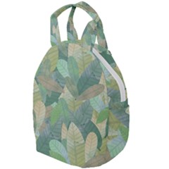 Watercolor Leaves Pattern Travel Backpacks by Valentinaart