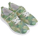 Watercolor leaves pattern Men s Velcro Strap Shoes View3