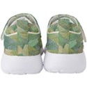 Watercolor leaves pattern Men s Velcro Strap Shoes View4