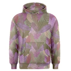 Watercolor Leaves Pattern Men s Pullover Hoodie by Valentinaart