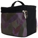 Watercolor leaves pattern Make Up Travel Bag (Big) View2