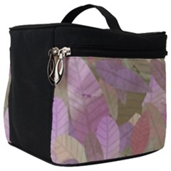 Watercolor Leaves Pattern Make Up Travel Bag (big) by Valentinaart