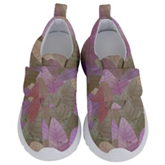 Watercolor Leaves Pattern Kids  Velcro No Lace Shoes by Valentinaart