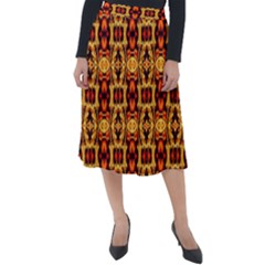 D 1 Classic Velour Midi Skirt  by ArtworkByPatrick