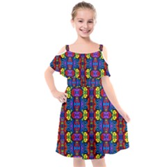 D 2 Kids  Cut Out Shoulders Chiffon Dress