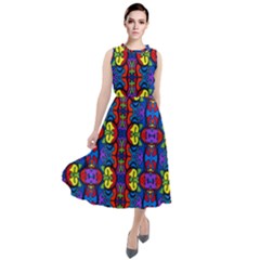 D 2 Round Neck Boho Dress