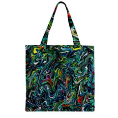 D 4 Zipper Grocery Tote Bag by ArtworkByPatrick