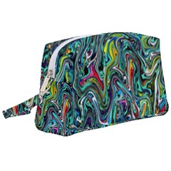 D 4 Wristlet Pouch Bag (large) by ArtworkByPatrick