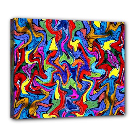 D 7 1 Deluxe Canvas 24  X 20  (stretched) by ArtworkByPatrick