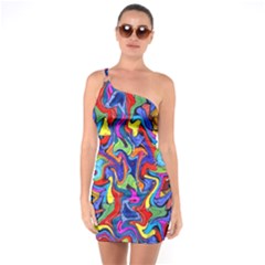 D 7 1 One Soulder Bodycon Dress by ArtworkByPatrick