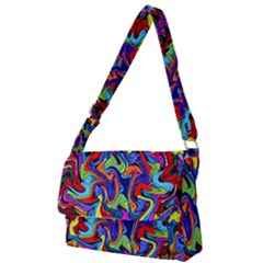 D 7 1 Full Print Messenger Bag by ArtworkByPatrick