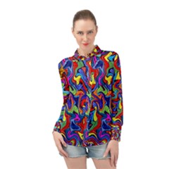 D 7 1 Long Sleeve Chiffon Shirt