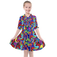 D 7 1 Kids  All Frills Chiffon Dress