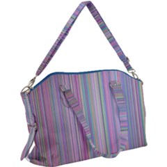 Broken Tv Laptop Canvas Crossbody Bag