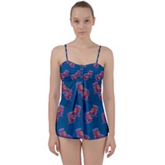 Swimming Fighting Fish Babydoll Tankini Set by VeataAtticus