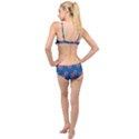 Swimming Fighting Fish Layered Top Bikini Set View2