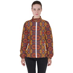 E 1 Women s High Neck Windbreaker by ArtworkByPatrick