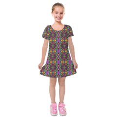 E 4 Kids  Short Sleeve Velvet Dress