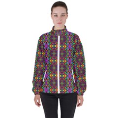 E 4 Women s High Neck Windbreaker by ArtworkByPatrick