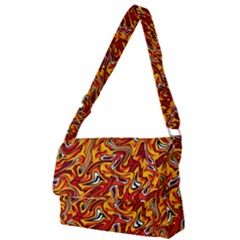 E 5 Full Print Messenger Bag by ArtworkByPatrick