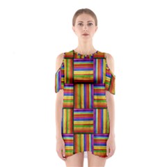 E 7 Shoulder Cutout One Piece Dress by ArtworkByPatrick