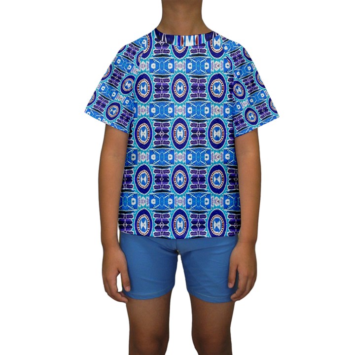 E 6 1 Kids  Short Sleeve Swimwear