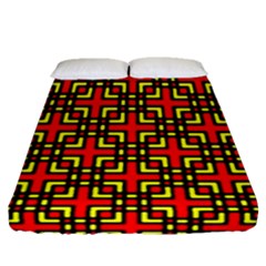 Rby 34 Fitted Sheet (queen Size) by ArtworkByPatrick