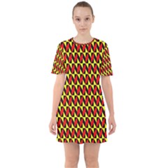 Rby 35 Sixties Short Sleeve Mini Dress by ArtworkByPatrick