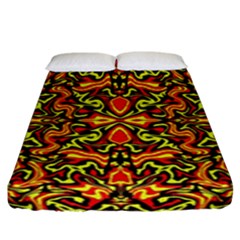 Rby 41 Fitted Sheet (king Size) by ArtworkByPatrick