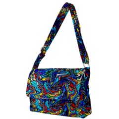 F 3 Full Print Messenger Bag by ArtworkByPatrick