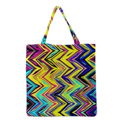 Mycolorfulchevron Grocery Tote Bag by designsbyamerianna