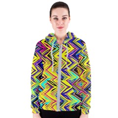 Mycolorfulchevron Women s Zipper Hoodie