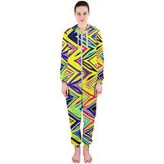 Mycolorfulchevron Hooded Jumpsuit (ladies) 