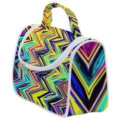 Mycolorfulchevron Satchel Handbag by designsbyamerianna