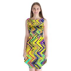 Mycolorfulchevron Sleeveless Chiffon Dress   by designsbyamerianna