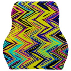 Mycolorfulchevron Car Seat Velour Cushion  by designsbyamerianna