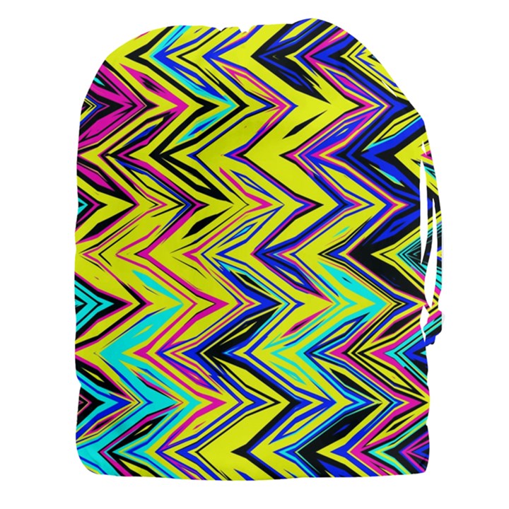 Mycolorfulchevron Drawstring Pouch (XXXL)