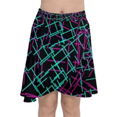 1980chaos Chiffon Wrap Front Skirt by designsbyamerianna