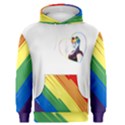 Rainbow Hair Men s Pullover Hoodie View1