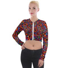 F 5 1 Long Sleeve Cropped Velvet Jacket by ArtworkByPatrick