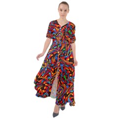 F 5 1 Waist Tie Boho Maxi Dress by ArtworkByPatrick