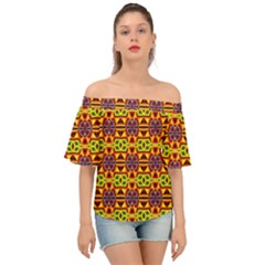 F 8 Off Shoulder Short Sleeve Top by ArtworkByPatrick