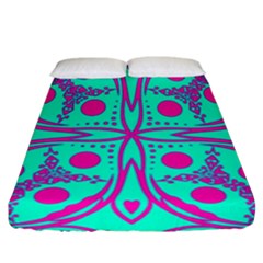 Butterfly Fitted Sheet (california King Size) by designsbyamerianna