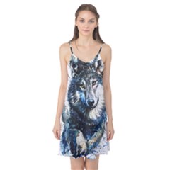 Gray Wolf - Forest King Camis Nightgown by kot737