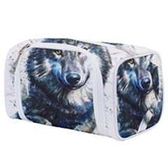 Gray Wolf - Forest King Toiletries Pouch by kot737