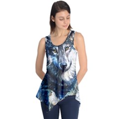 Gray Wolf - Forest King Sleeveless Tunic by kot737