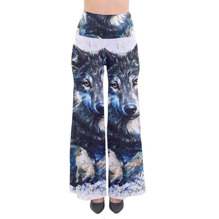 Gray Wolf - Forest King So Vintage Palazzo Pants