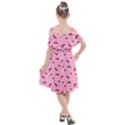 Summer Kids  Cut Out Shoulders Chiffon Dress View2