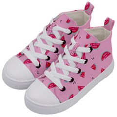 Summer Kids  Mid-top Canvas Sneakers by scharamo